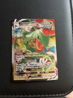 Pokemon TCG Crown Zenith Rayquaza VMAX Holo Ultra Rare Card 101/159 - Image 1