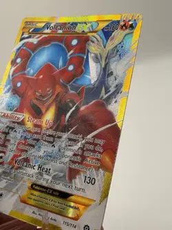 Volcanion EX 115/114 Steam Siege Secret Rare Holo Full Art - Image 3