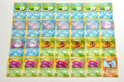 Pokemon card LOT 28 Dark set Old Back Non holo Japanese Machoke Vaporeon Muk etc - Image 1