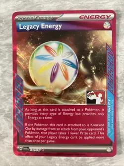 Pokemon TCG - Legacy Energy 167/167 Play Stamped Prize Pack Series 6 ACE Holo - Image 1