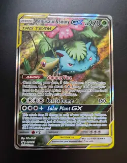 Pokemon TCG - Venusaur and Snivv GX Tag team SM229 - English Promo Yuka Morii - Image 1