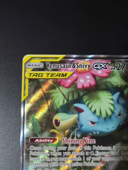 Pokemon TCG - Venusaur and Snivv GX Tag team SM229 - English Promo Yuka Morii - Image 2
