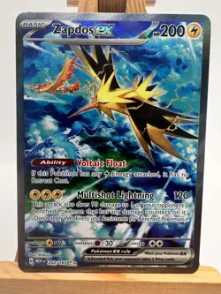Pokemon TCG - S&V 151 - 202/165 Zapdos ex - Special Illustration Rare - NM/M #2 - Image 1