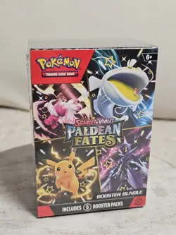 Pokemon TCG Scarlet & Violet Paldean Fates Booster Bundle Box 6 Packs English - Image 1