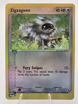 2003 Pokemon Zigzagoon 79/109 Reverse Holo mp - Image 1