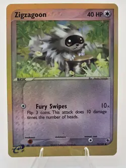 2003 Pokemon Zigzagoon 79/109 Reverse Holo mp - Image 4