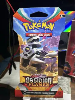 Pokemon - Scarlet & Violet Obsidian Flames - BLISTER BOOSTER PACK (10 Cards) - Image 1