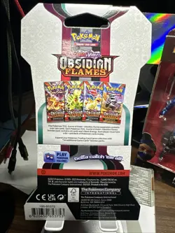 Pokemon - Scarlet & Violet Obsidian Flames - BLISTER BOOSTER PACK (10 Cards) - Image 2