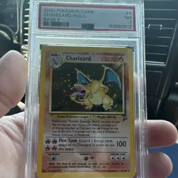 The Pokemon Company Charizard 004/130 Base Set 2 Holo Rare PSA 7 English - Image 1