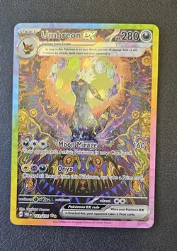 2025 Pokemon Prismatic Evolutions Umbreon ex Special Illustration Rare #161/131 - Image 1