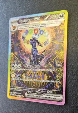 2025 Pokemon Prismatic Evolutions Umbreon ex Special Illustration Rare #161/131 - Image 2