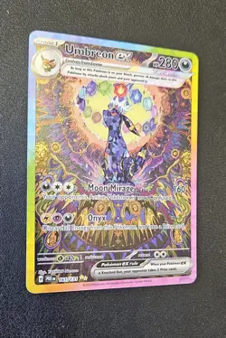 2025 Pokemon Prismatic Evolutions Umbreon ex Special Illustration Rare #161/131 - Image 3