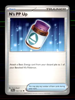 N's PP Up 153/159 Uncommon Journey Together Pokemon Near Mint - Image 1
