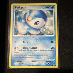 Pokemon TCG Piplup DP03 Pokemon Promos 2007 Holo Promo Basic 60 HP Eng - Image 1