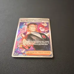 Pokemon TCG Team Rocket's Giovanni 238/182 Destined Rivals UR Holo Full Art - Image 3