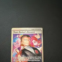 Pokemon TCG Team Rocket's Giovanni 238/182 Destined Rivals UR Holo Full Art - Image 5