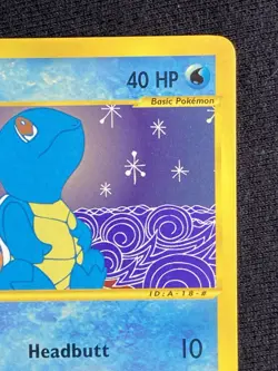 Pokemon TCG Squirtle 132/165 Expedition Base Set Common English 40 HP - Image 2