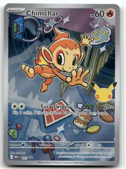 Chimchar 041 Holo Promo ME: Mega Evolution Promo Pokemon Near Mint - Image 1