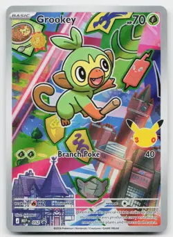 Grookey 052 Promo ME: Mega Evolution Promo Pokemon Holo Near Mint - Image 1