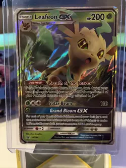 Pokemon TCG Leafeon SM Black Star Promo SM146 Promo Near Mint - Image 1