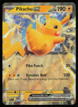 2023 SV02: PALDEA EVOLVED PIKACHU EX DOUBLE RARE #063/193 - Image 1