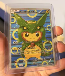 Nintendo Pokemon TCG Poncho-Wearing Pikachu 230/XY-P Japanese Holo Promo 2016 - Image 5