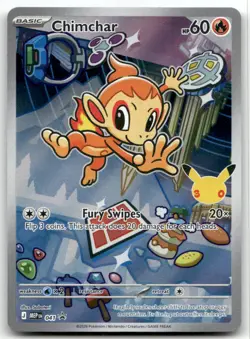 Chimchar 041 Holo Promo ME: Mega Evolution Promo Pokemon Near Mint - Image 1