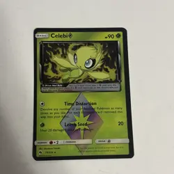 The Pokemon Company Celebi Prism Star 19/214 SM Lost Thunder Prism Holo English - Image 1