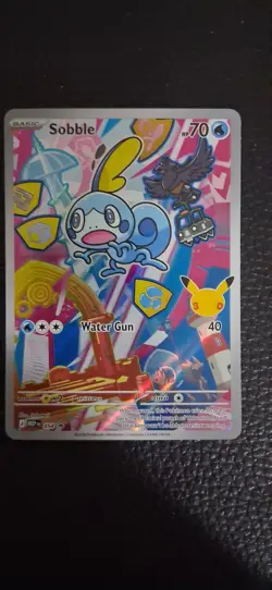 Pokemon TCG Sobble 054 SV Scarlet & Violet Promo 54 Holo First Partners NM - Image 1