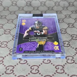 Wild Card Black Tie Edition Aaron Rodgers Quarterback Serial Numbered 1/4 2026 - Image 5