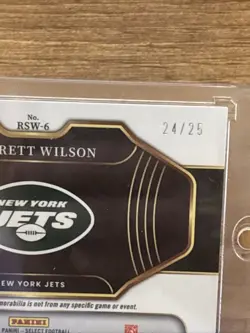 2022 Select Garrett Wilson Tie Dye Rookie Swatches /25 - Image 3