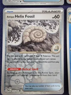 Scarlet & Violet 151 Fossil Pokemon Cards Holos And Reverse Holos 8x NM Card Lot - Image 5
