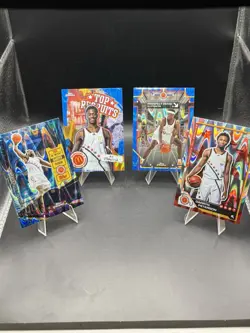 Topps McDonald’s All American Aj Dybantsa & Darryn Peterson Raywave 4 Card Lot! - Image 1