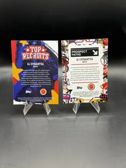 Topps McDonald’s All American Aj Dybantsa & Darryn Peterson Raywave 4 Card Lot! - Image 4