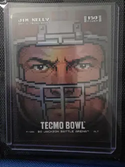 2026 Bo Jackson Battle Arena Tecmo Bowl Jim Kelly Day 1 Helmet Alt Card P-151 - Image 1