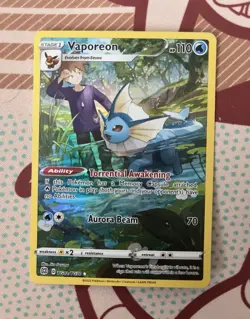 Vaporeon TG02/TG30 Brilliant Stars Trainer Gallery - Image 1