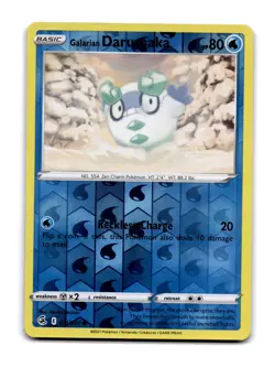 Galarian Darumaka 071/264 SWSH08: Fusion Strike Common Reverse Holo NM - Image 1