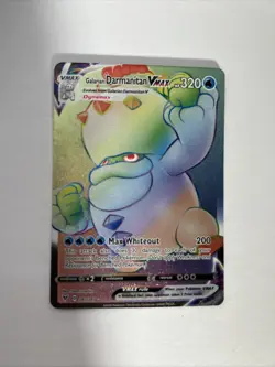 Pokemon Galarian Darmanitan VMAX 187/185 Secret Rare Full Art Vivid Voltage Holo - Image 1