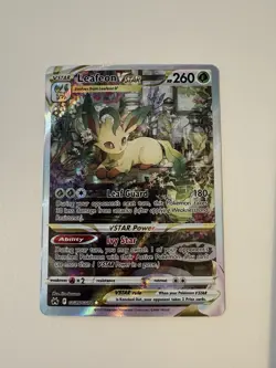 Pokemon TCG - Leafeon VSTAR GG35/GG70 Crown Zenith Galarian Gallery Holo - Image 1