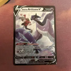 Galarian Articuno V TG16/TG30 Swsh10: Astral Radiance Trainer Gallery Holo NM - Image 3