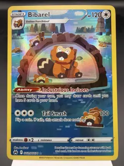 Bibarel GG25/GG70 - Holo Rare - Crown Zenith Pokemon Card NM - Image 1