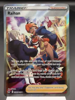 Raihan GG65/GG70 - Full Art Ultra Rare - Crown Zenith Pokemon Card NM - Image 1