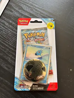 Stellar Crown Checklane Blister Horsea - Pokemon TCG - New & Sealed - Image 1