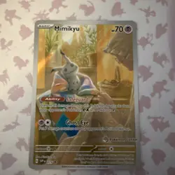 Mimikyu - Pokemon Center Exclusive 075 NEW Mint Full Art Promo - Image 1