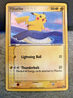 Pikachu - 12/17 - Pop Series 5 Holo - Inverted Back Error - Pokemon TCG - LP/MP - Image 1