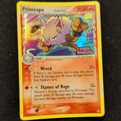 Pokemon TCG Primeape 50/110 Holon Phantoms Delta Species Reverse Holo Eng 70 HP - Image 1