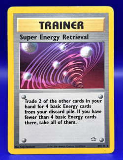 Pokemon Card Neo Genesis - Super Energy Retrieval 89/111 Rare MP+ - Image 1