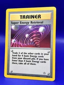Pokemon Card Neo Genesis - Super Energy Retrieval 89/111 Rare MP+ - Image 2