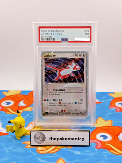 PSA 2003 Pokemon EX Latias EX-Holo Dragon #93 NM 7 - Image 1