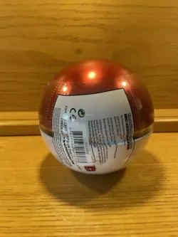 2019 Pokemon TCG Red Ball Tin (3 Booster Packs + Coin) G18 Factory Sealed Dents - Image 2